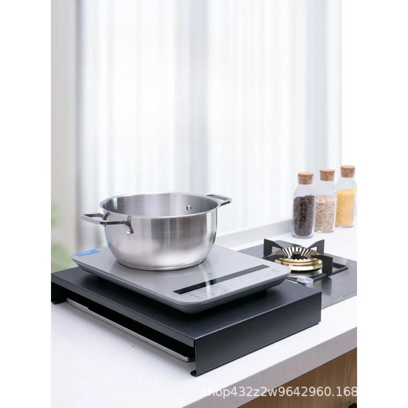 Stainless Steel Kitchen Storage Rack Gas Stove Cover Electromagnetic