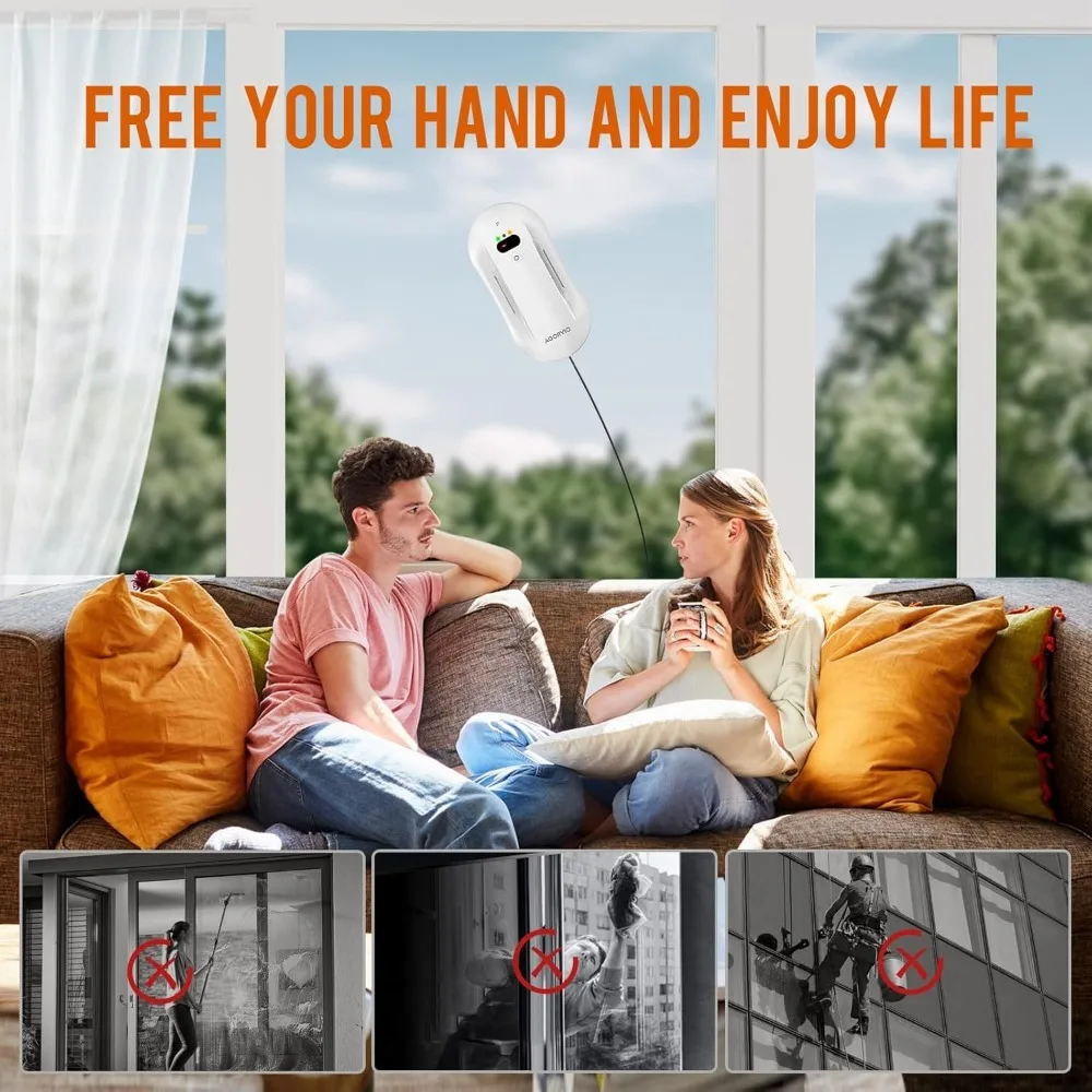Commercial Washing Robots Automatic Water Spray & Remote Control Window Washer Robot Smart Window Cleaner Robot