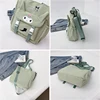 Sanrio Kuromi Large Capacity Tote Bag Nylon Women's Shoulder Bag Students Book Pockets Crossbody Bag 5