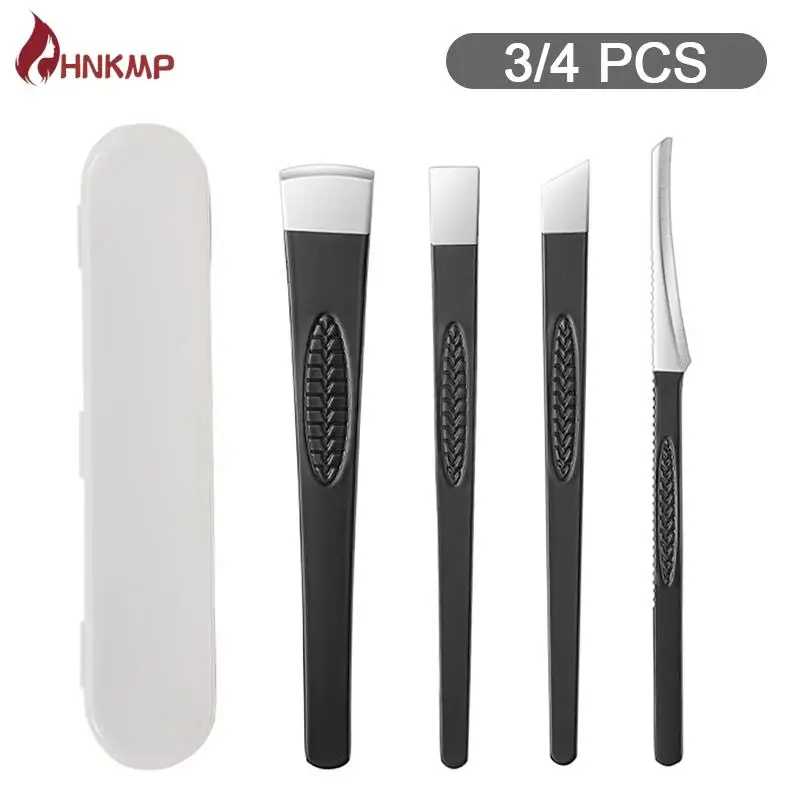 

3/4Pcs Manicure Tools Toe Nail Scraper Feet Pedicure Knife Kit Dead Skin Remover Files Skin Care Ingrown Cuticle Pedicure Tools