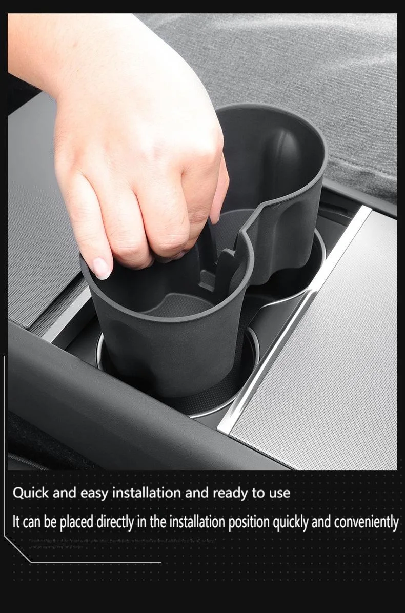 For Tesla Model Y Juniper 2025 Interior Accessories Cup Holder Silicone Center C