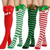 Women Sexy Stockings Cosplay Halloween Party Masquerade Xmas Colorful Striped Socks Girls   Holiday Gift 2