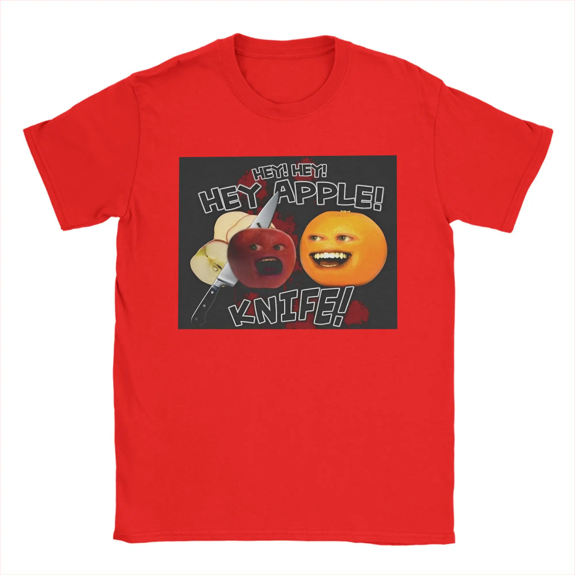 Funny Annoying Orange Graphic Pure Cotton Men's Casual Street Style T-Shirt