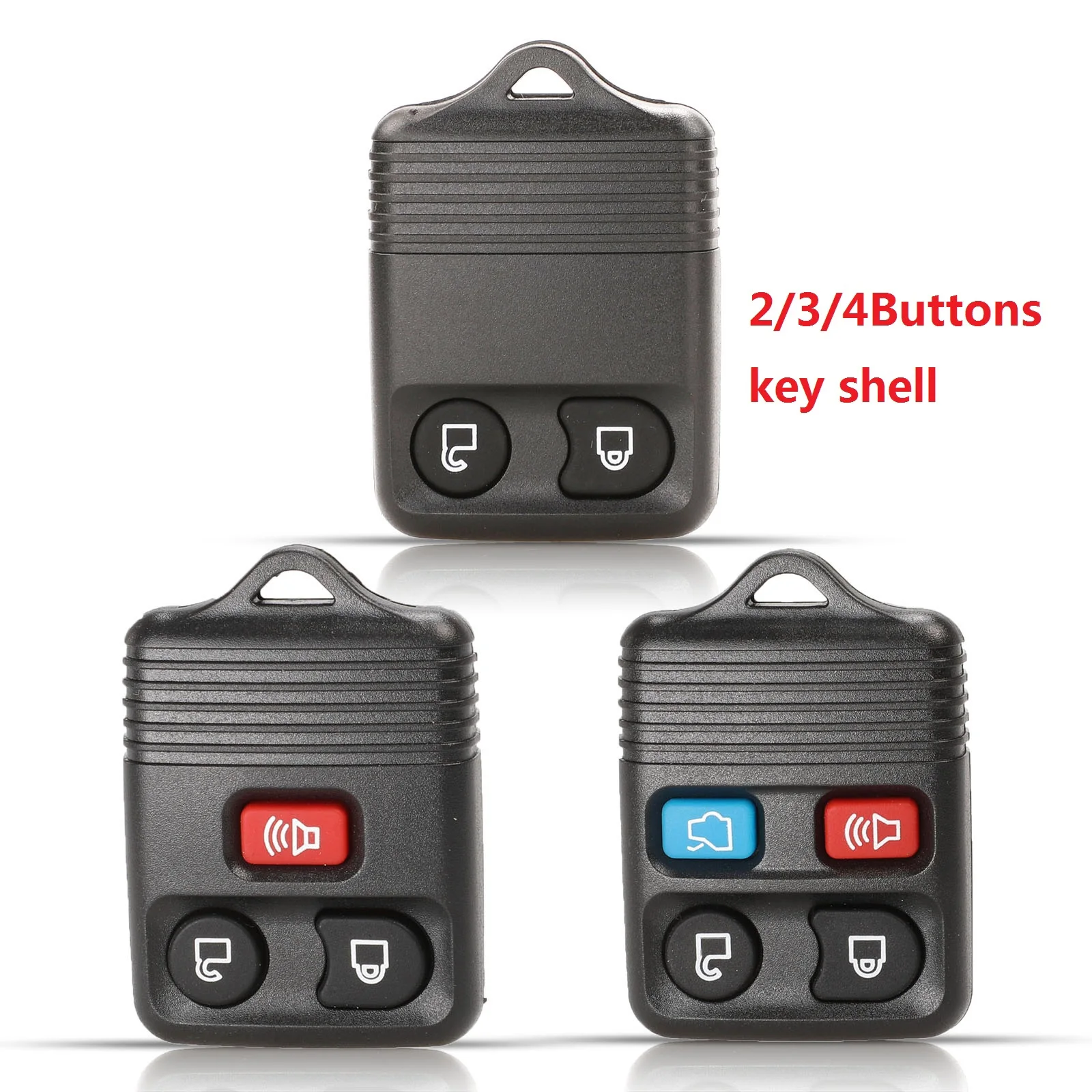 2/3/4 Buttons Fob Remote Case Replacement Key Shell For Ford Focus Complete Escape Mustang Explorer Lincoln Town Sport