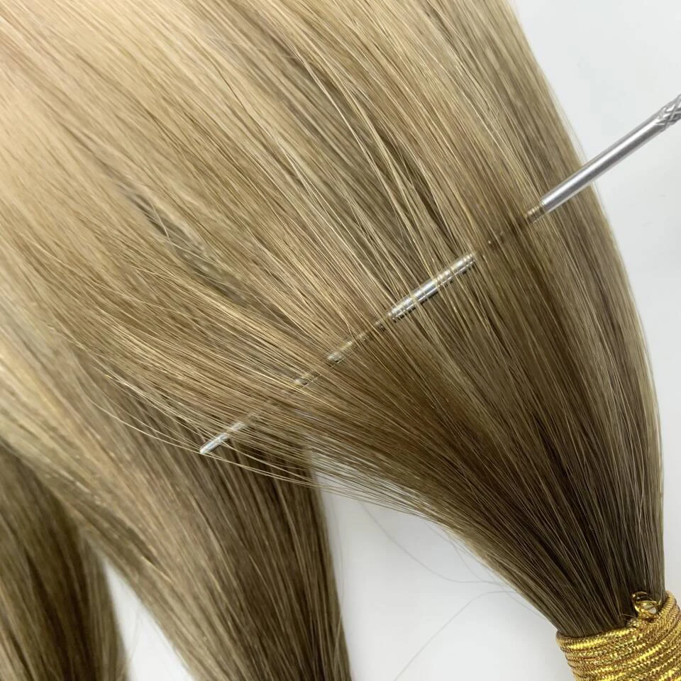 Human Hair Extensions Remy Genius Weft Human Hair Extensions 100g/pc Straight Invisible Burmese Human Hair Bundles For Women Weaves