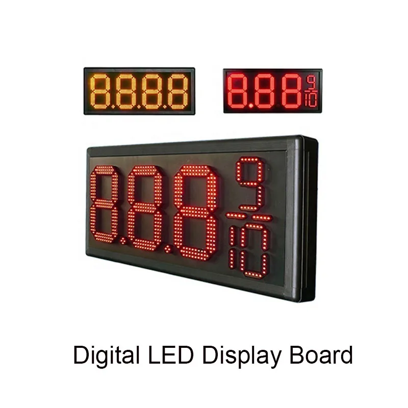 12 inch LED Number Display For Price/Time/Temperature/Score Sign Outdoor Waterproof Digital module