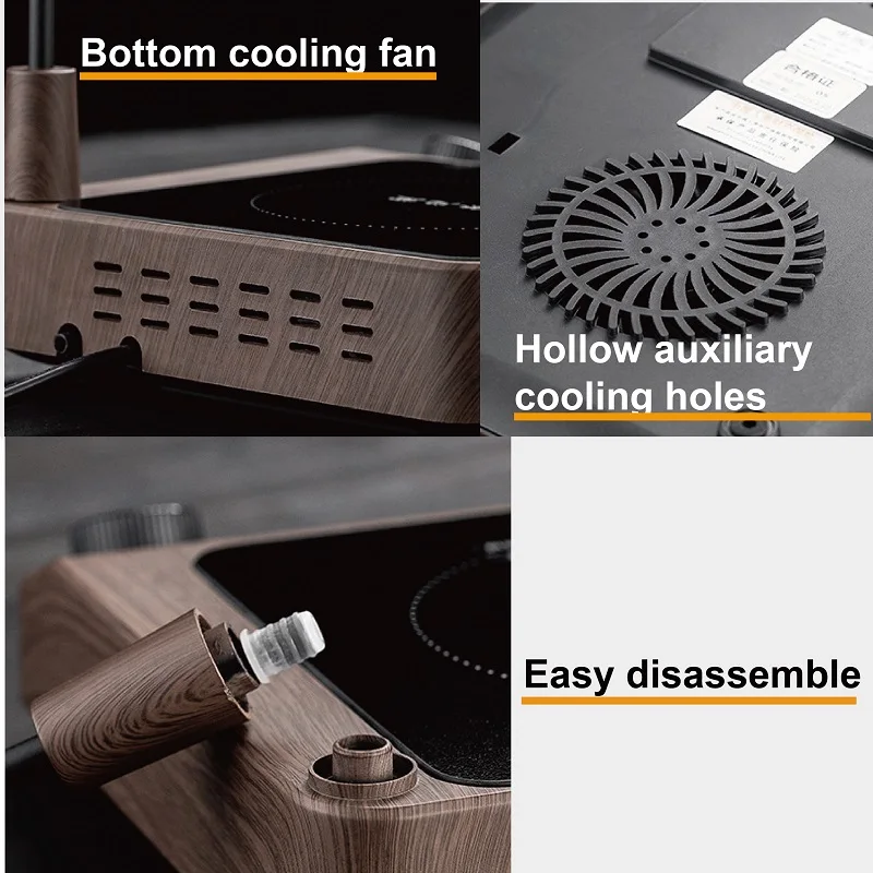 1500W Electric Ceramic Stove 15 Gear Auto Water Supply Induction Cook Water Office Pumping Mini Tea Stove Timing Water Boiler 6