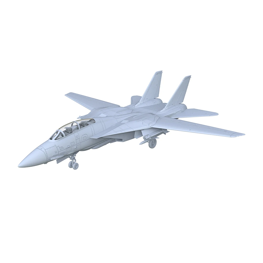 

Yao's Studio LYR144222A 1/144 Military Model Kit U.S Navy Grumman F-14 Tomcat Fighters Wings Spread