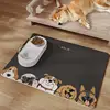 VIKAMA Pet Diatom Mud Floor Mat Dog Bowl Mat Cat Absorbent Bowl Mat Pet Food Leakage Prevention No-Wash Mat 4