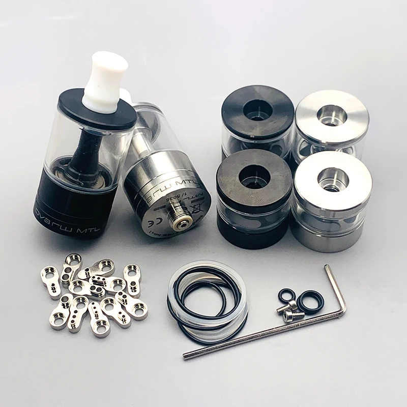 

DSX Vape Dvarw MTL FL RTA Tank Atomizer 22mm 316SS 2ml/3.5ml/5ml Single Coil With 11pcs AFC Insert Vape Tank E-cigarette