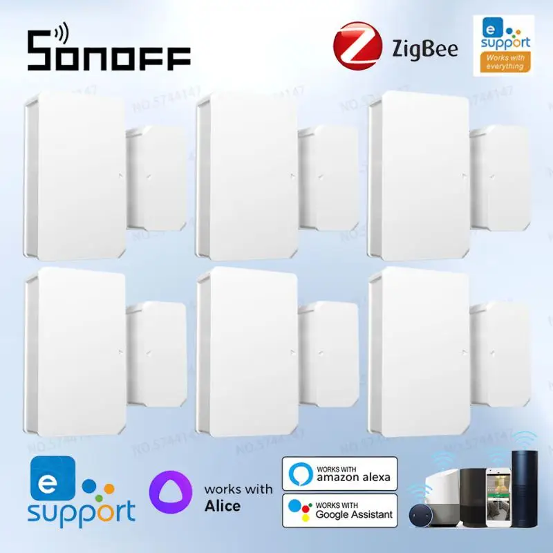 

SONOFF SNZB-04 Zigbee Door Window Alarm Sensor For EWelink ZBBridge Smart Security ZBBridge Required Work With Alexa Google Home