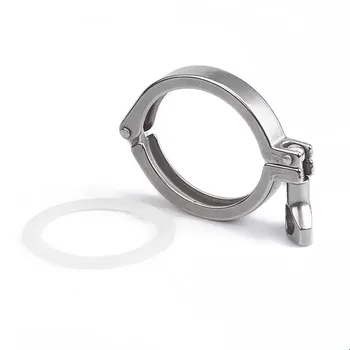 1.5inch Sanitary Tri Clamp Clamps Clover For Ferrule,Middle Type Ferrule Flange,Sanitary Fitting for Home Brewing,SS304
