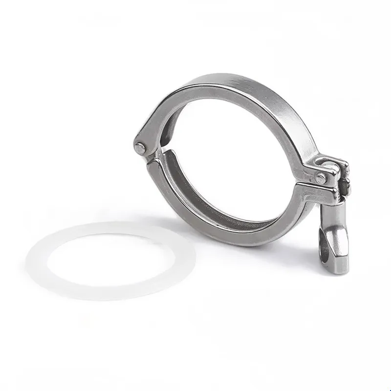 Stainless Steel Ferrule Flange Sanitária Tri Clamp Middle tipo Fitting For Home Brewing 154 mm od 304