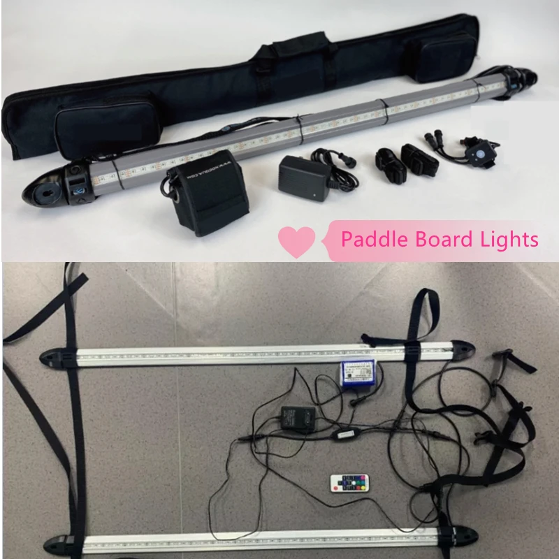 

AddFun Paddle Board Accessories New Paddle Board Lights Waterproof 7 Colors Led Light for Standup Surfboard Decro Aluminum Frame
