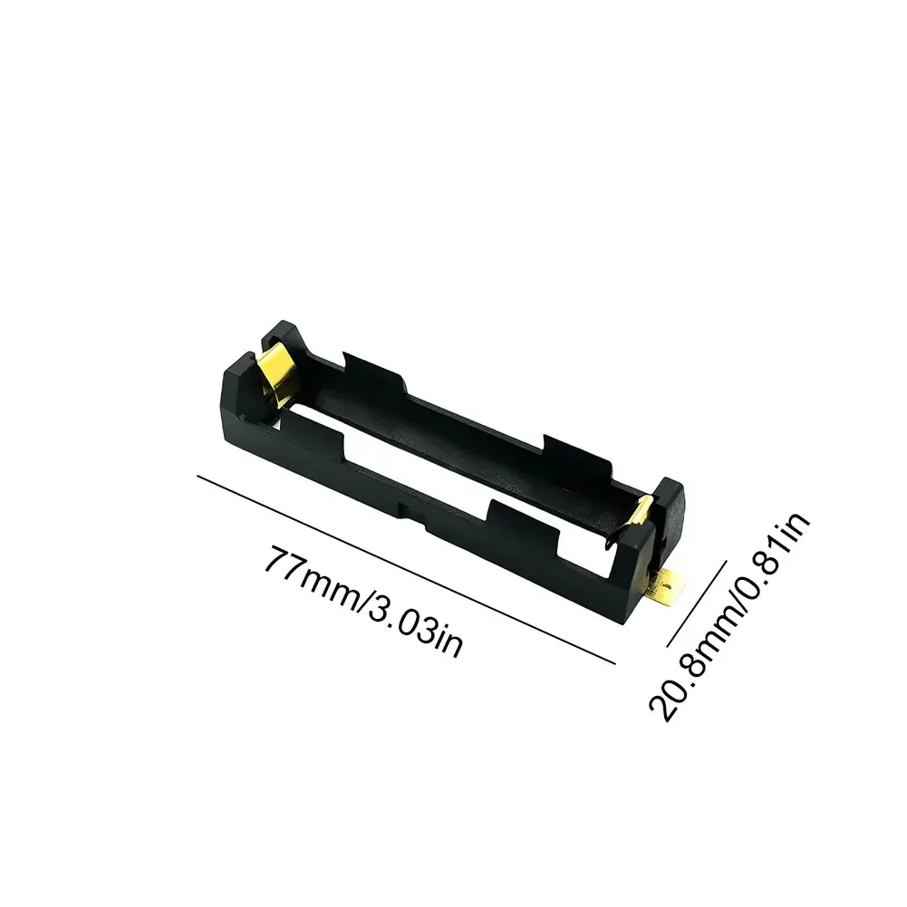 Bronze Pin 18650 SMT Battery Holder for Rechargeable Power Supply