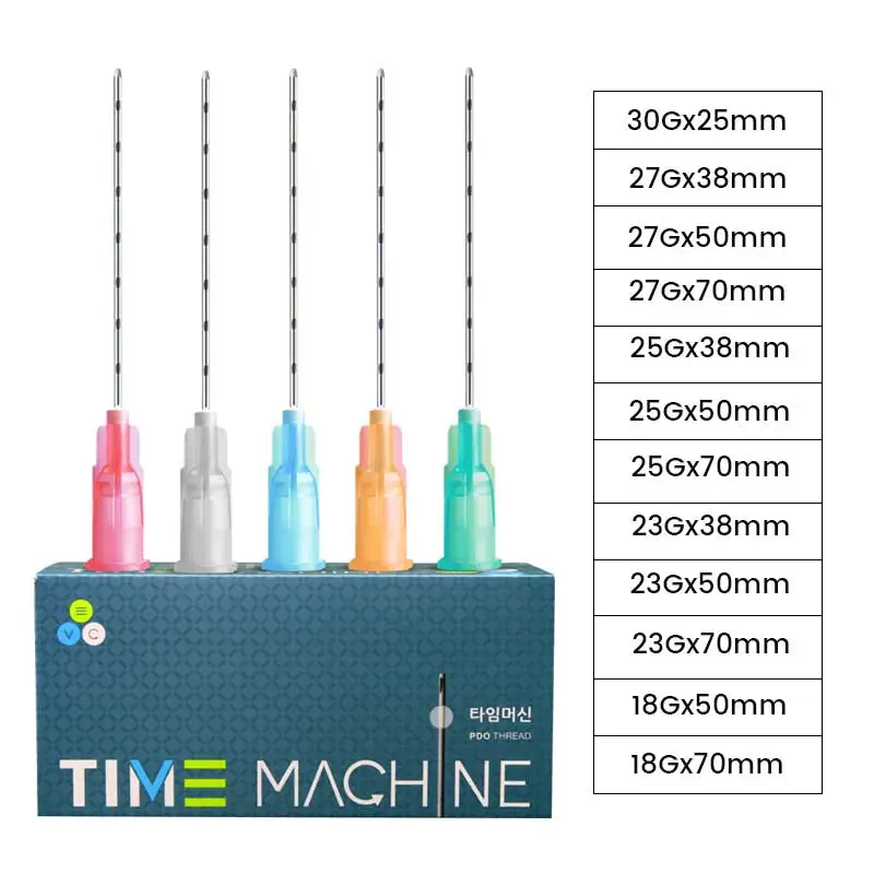 Medical Sterile microcannula 25g 50mm 70mm Blunt Tip Micro Cannula Needle for Injectable Hyaluronic Acid Fillers 3