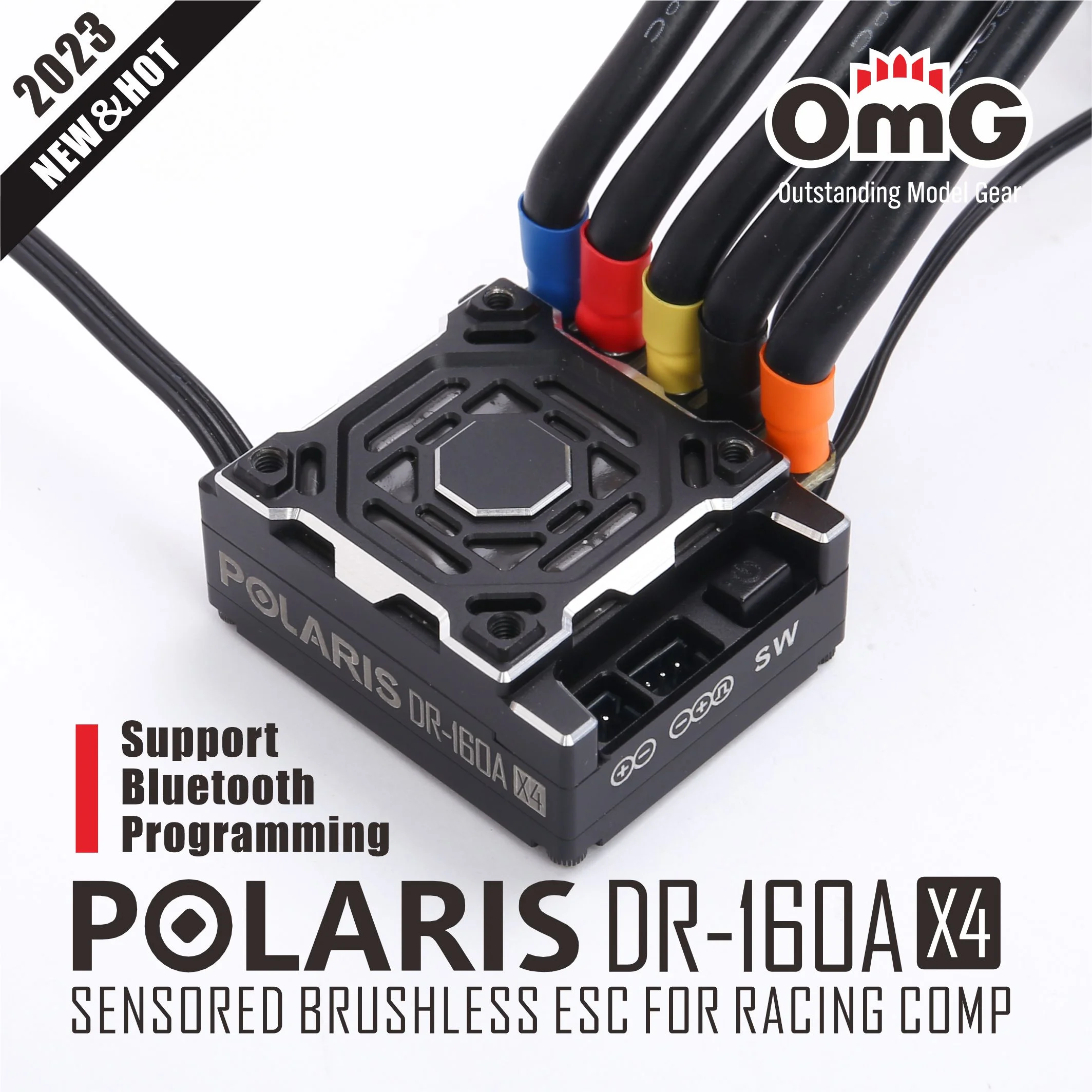 OMG-POLARIS DR-160AX4 D-Run Sensored Brushless 160A ESC Support