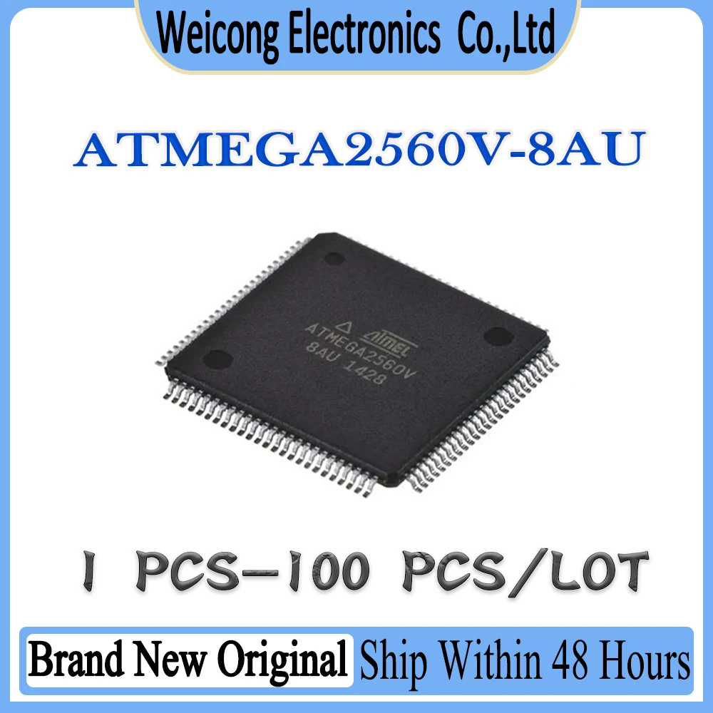 

ATMEGA2560V-8AU ATMEGA2560V-8A ATMEGA2560V ATMEGA2560 ATMEGA New Original IC MCU Chip TQFP-100