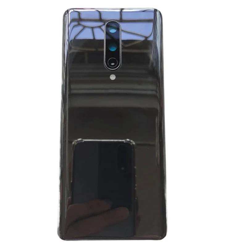 Oneplus 8용 후면 유리 커버 배터리 커버 Oneplus8 1+8용 후면 유리 도어 하우징 케이스 렌즈 포함 배터리 커버