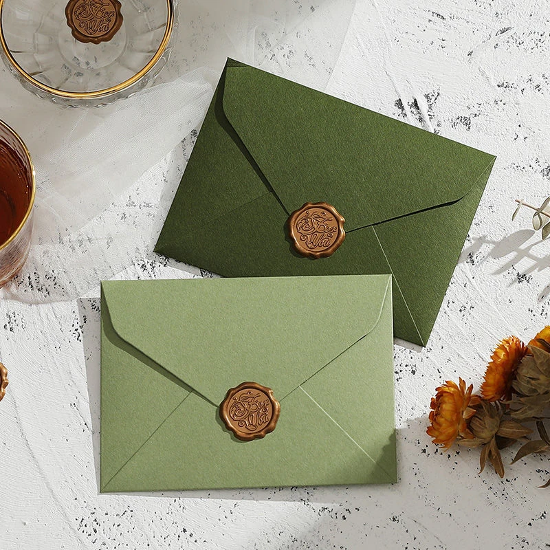 5pcslotEnvelopesforLettersEuropeanRefreshingUpscaleEnvelopes