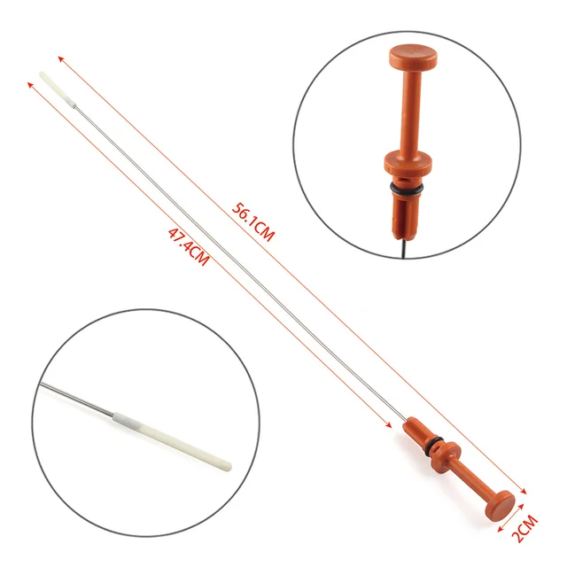 Jauge à Huile Moteur Compatible Peugeot 206, Partner, Citroën Berlingo Et Xsara – Référence OEM 1174C0 / 117477 - Auto