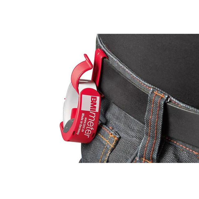 Flessometro BMI Twocomp 8m X 25mm - Nero/Rosso, Resistente Agli Urti - Foto 8