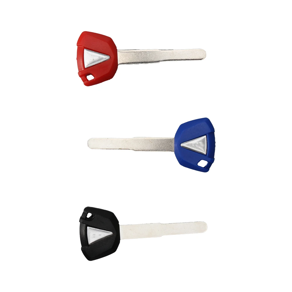 Motorcycle Keys Motorcycle Key Accessories Blank Uncut Keys Length 49.5mm for Kawasaki Motorbike Spare Part Replacement