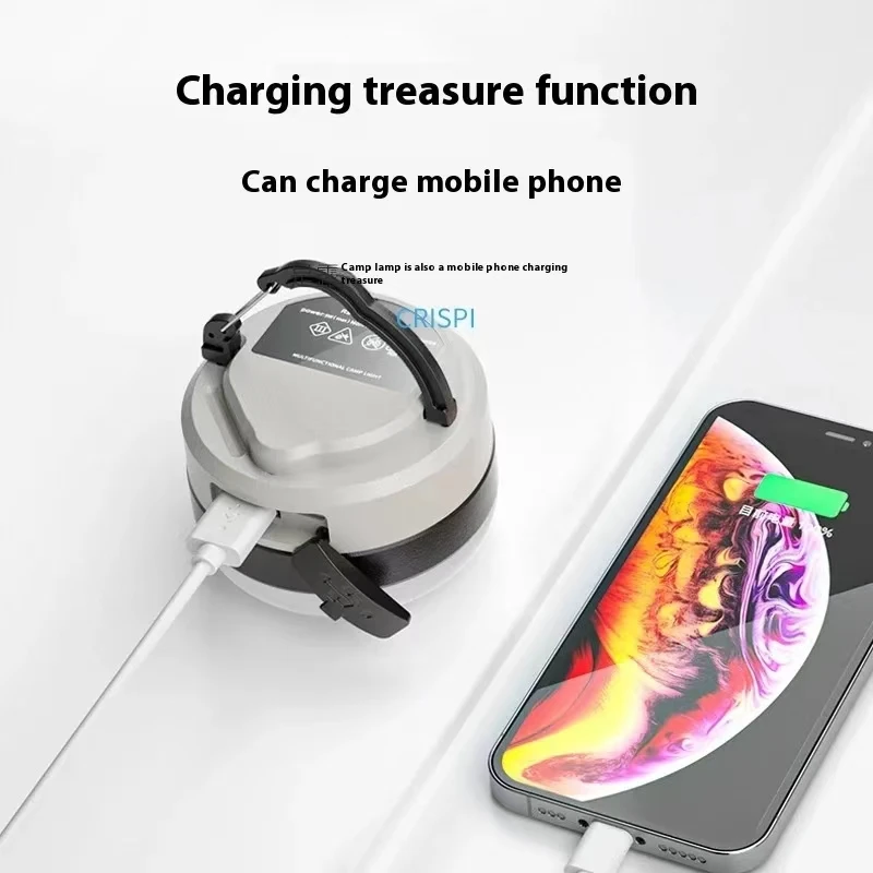 Camping Light LED Camping light Rechargeable Outdoor Atmosphere Light Warm Radiant Mini Portable Flashlight Lamp