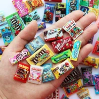 1/6 Miniature Dollhouse Snack Mini Chocolate Bean Model Food for BJD Doll Kitchen Accessories Toys for Girl 1