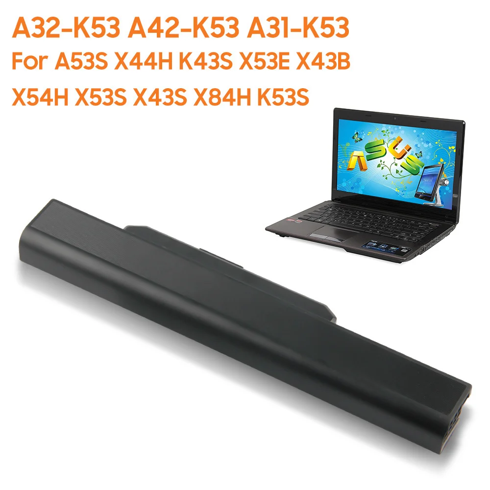 Replacement Laptop Battery A32-K53 A42-K53 A31-K53 For ASUS A53S X44H K43S  X53E X43B X54H X53S X43S X84H K53S 4400mAh - AliExpress