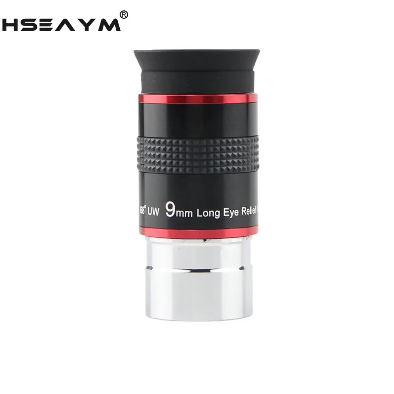 

HSEAYM Astronomical Telescope Accessories 1.25 Inches 31.7mm 68 Degrees Focal Length 9mm Wide-angle Eyepiece Optical Glass