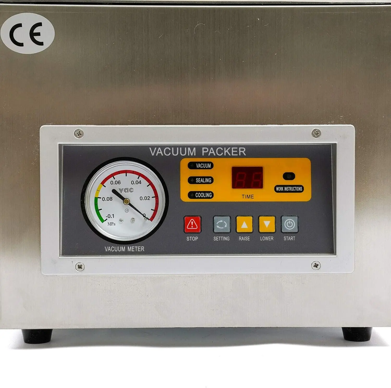 Chamber Vacuum Sealer Machine Z-260C Commercial Kitchen Food Chamber Vacuum Sealer Packaging Machine Sealer 4