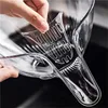 Kitchen Drain Basket Rice Sieve Colander Basket Plastic Strainer Basket Transparent Fruit Vegetable Drain Bowl Kitchen Tools 5
