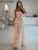 2025 Summer New Dresses For Women Spaghetti Strap Lace Hollow Out Low Cut Sexy A-lin Long Dress Beach Vacation Fashion Vestidos