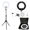 Yidoblo Black FD-480II LED Light Ring Kit Bi-color 96w Selfie Light Video Ring Light Lamp with Light Stand Bag Led Makeup Right 1