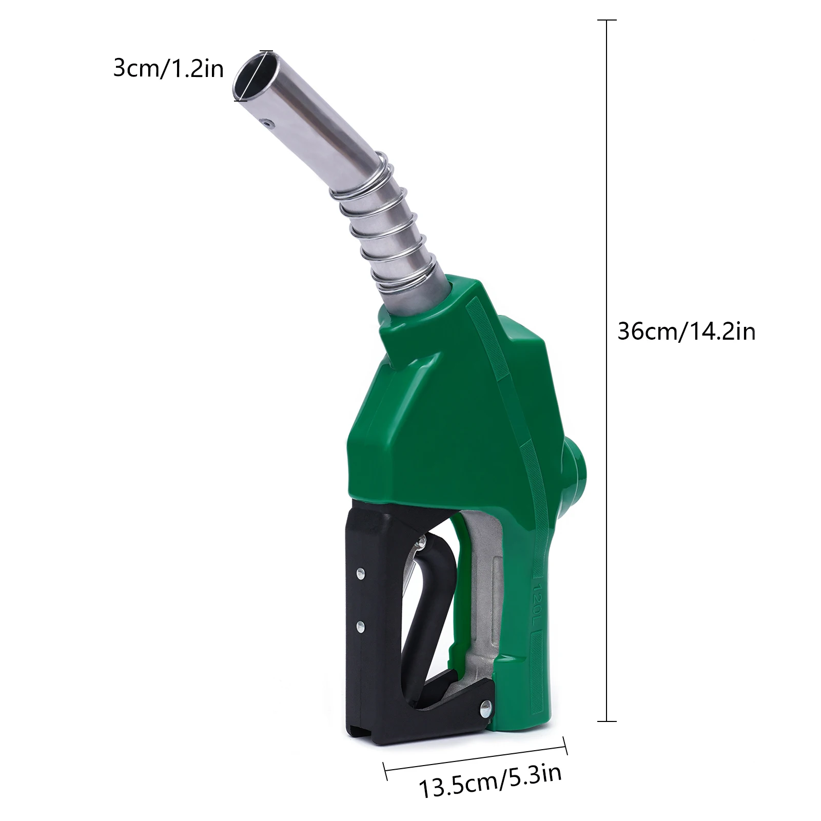 1 Automatic Fuel Nozzle, Auto Shut Off Gas Pump Handle for Fuel