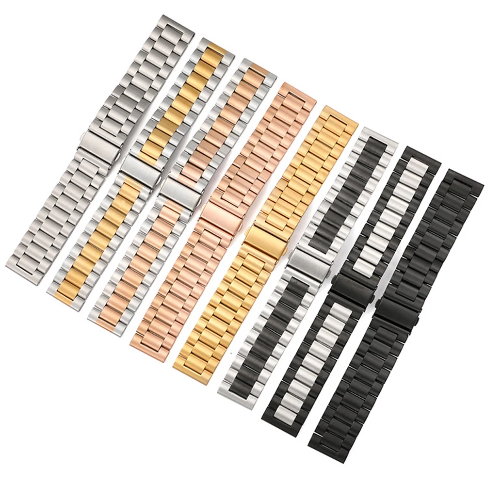 Elegant 22mm Metal Strap - Fashion Wristband