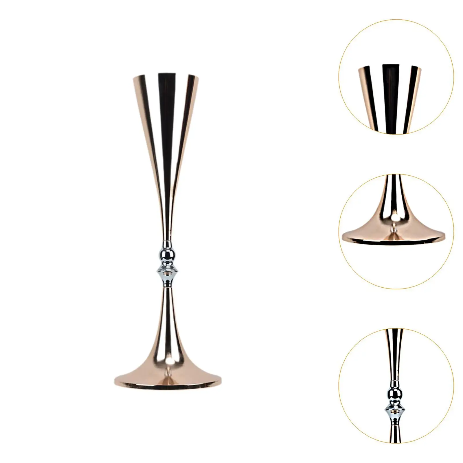 Flower Trumpet Vase Centerpieces Vase Decorative Party Dinner Table Modern Anniversary Desktop Decoration Decorative Vase