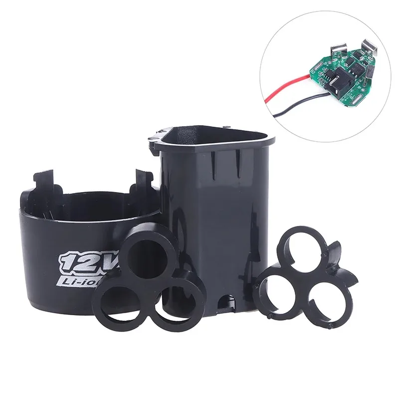 18650 Lithium Box Circuit Pack Shell Case Bracket Hand Drill Power Li-ion Battery Protection Board 3S 12V DC Electric Tool