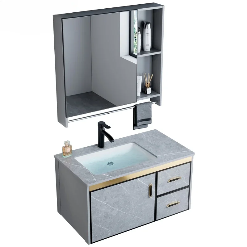 Closed Storage Toilet Cabinet Drawer Bathroom Furniture Corner Shelf Small Closet Washbasin Wall Pharmacy Mdf Wc Casa Arredo