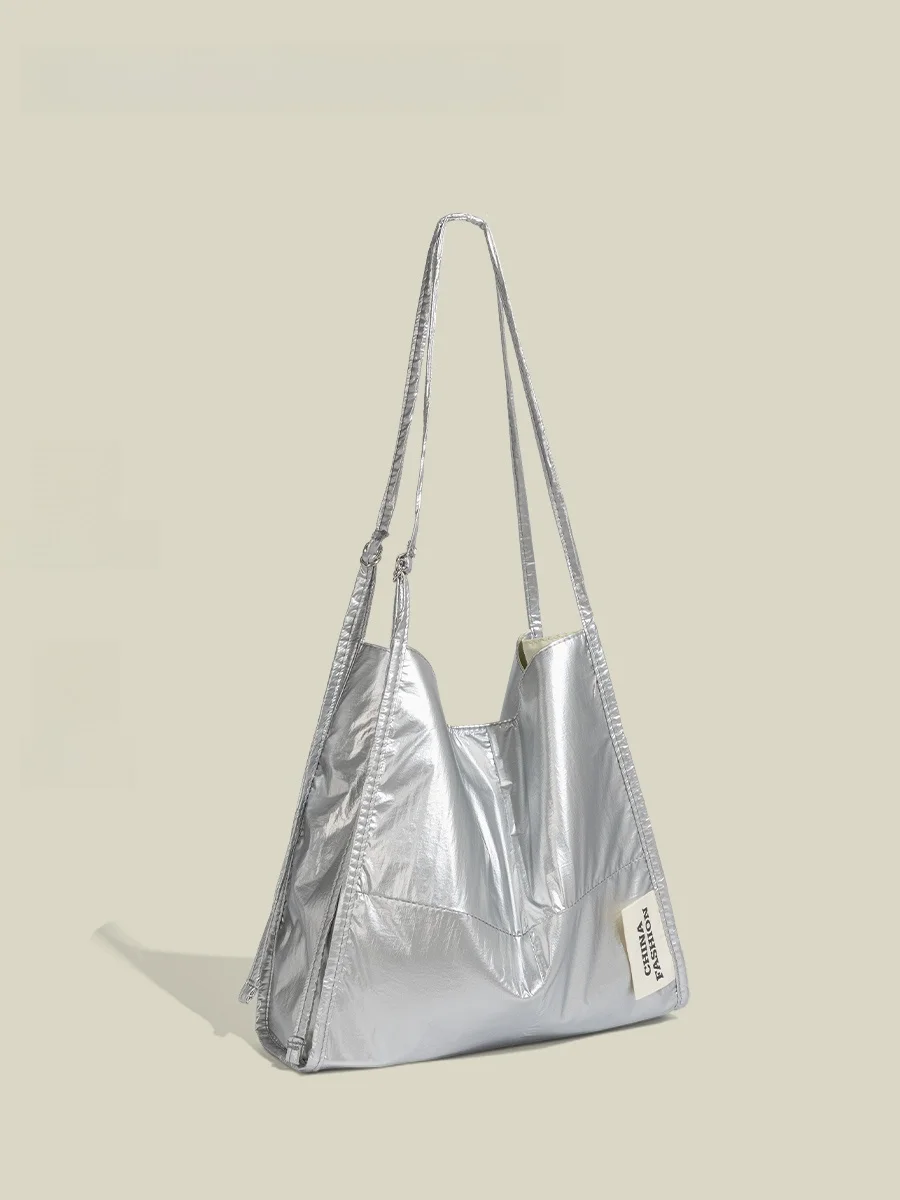 sweetch☆TOTE BRIEF 001 WIDE M Silver Product - Tote - sweetch