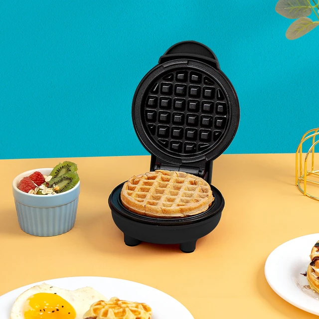 Dash Mini Waffle Maker aqua non-stick Individual Size 4 Inch 350 watts for  sale online