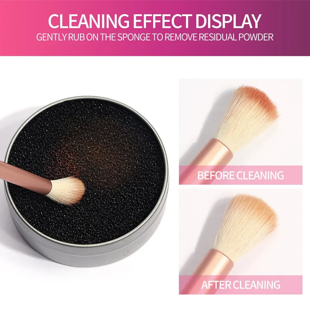 1 Piece Makeup Brush Cleaner Sponges Cosmetic Brush Drying Wash Eyeshadow Color Removal Portable Cleaning Case Best Sellers In Beauty & Health 1 Piece Makeup Brush Cleaner Sponges Cosmetic Brush Drying Wash Eyeshadow Color Removal Portable Cleaning Case Best Sellers In Beauty & Health