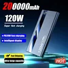 200000mAh 120W Power Bank High Capacity Digital Display Super Fast Charging Portable Power Bank For iPhone Huawei Samsung 2025 3