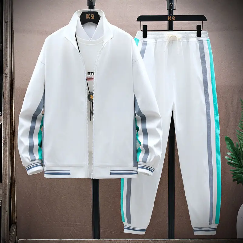 Spring-Men-s-Tracksuit-Sportswear-Two-Piece-Sets-Casual-Preppy-Style ...