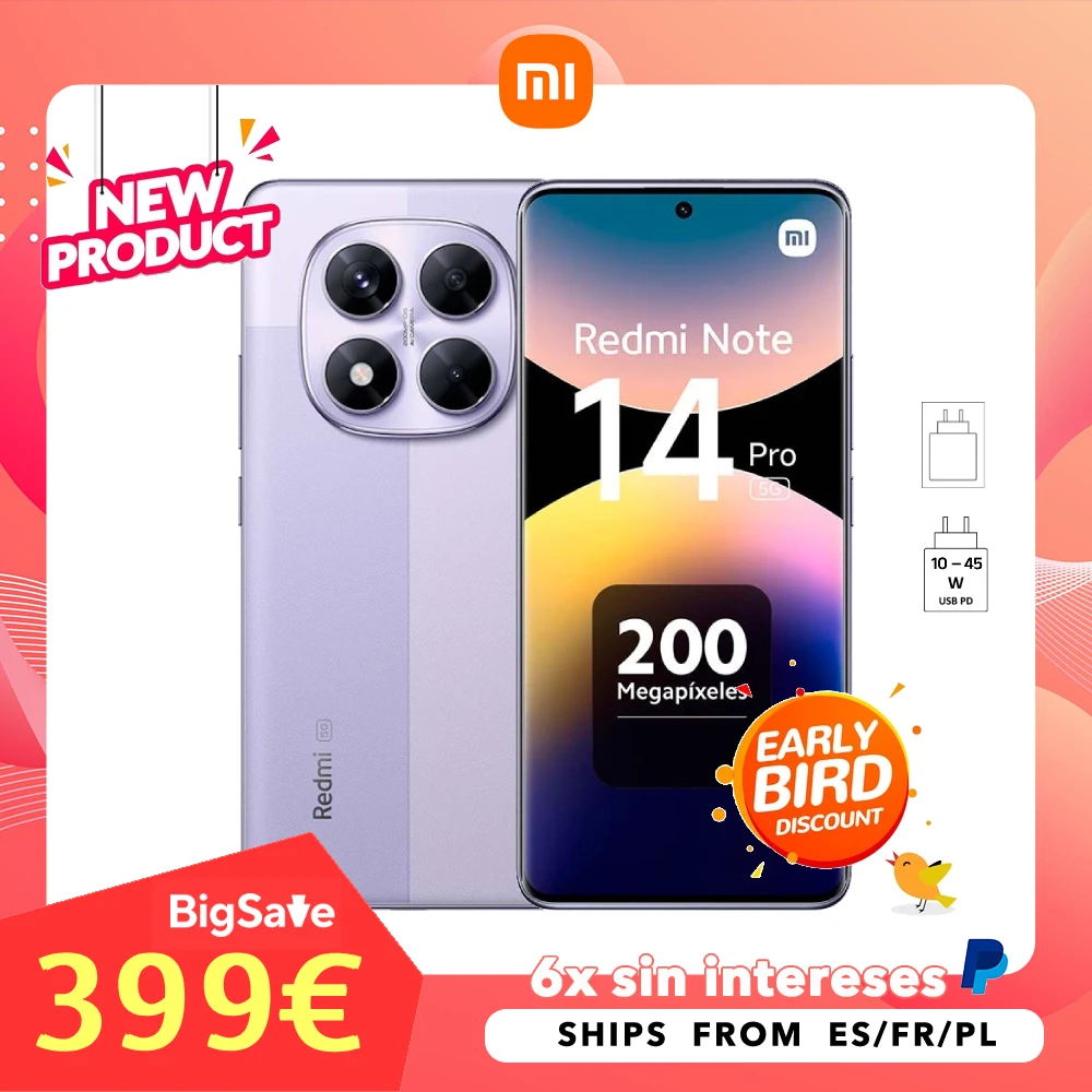 Smartfon Redmi Note 14 Pro z EU za $259.29 / ~1062zł