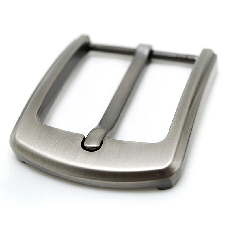 

1pcs 40mm Zinc Alloy Men's Casual Belt Buckle End Bar Heel bar Buckle Single Pin Half Buckle for Leather Craft Jeans Webbing