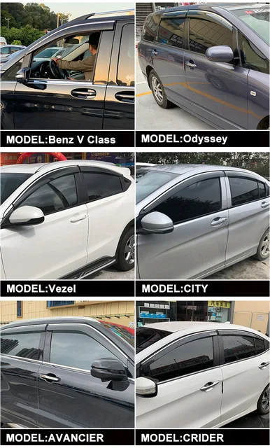 Für Mercedes Benz Klasse Fenster Visier Wetterschutz Seiten