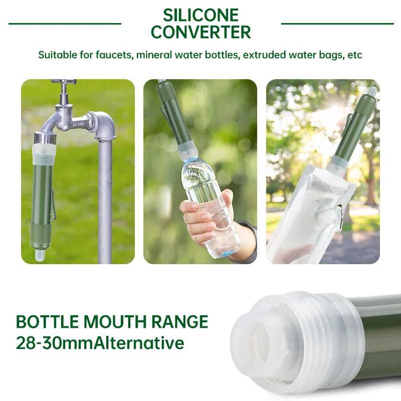 Portable Camping Water Purifier with Carbon Fiber Filter 3