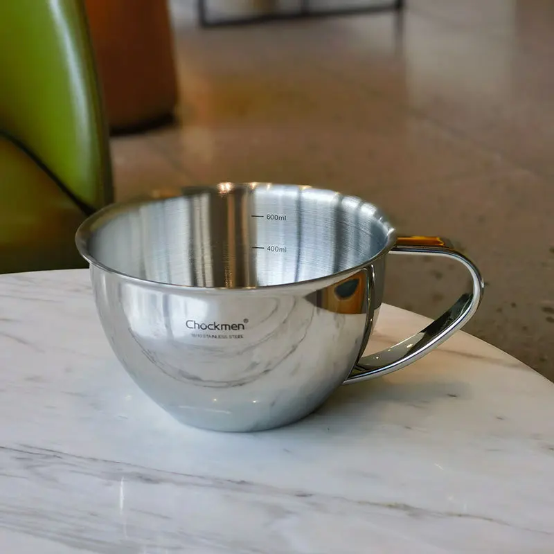 

Stainless Steel Coffee Mugs 600ml-1000ml Metal Coffee Cup Mug Shatterproof Insulated Cups With Handles Keep Drinks Large Belly